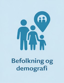 Illustrasjon for befolkning og demografi på Borgen